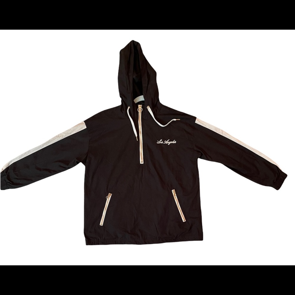 Forever 21 Los Angeles Hooded Anorak Jacket